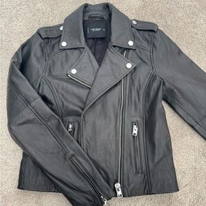 Classic Leather Moto Jacket